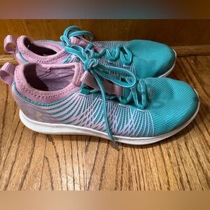 Under Armour Kids Sneakers - Teal and Pink